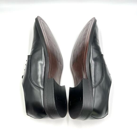 Kenneth Cole Mens Nevin Black Faux Leather Lace Up Dress Shoes Oxfords Size 8 M - Picture 8 of 12